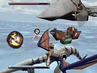 une photo d'Ã©cran de Panzer Dragoon sur Sega Saturn